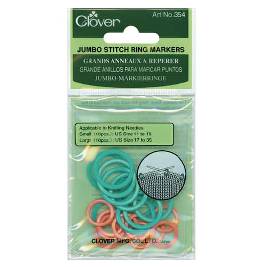 Clover Jumbo Stitch Ring Markers Set